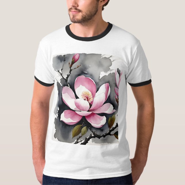 Pink Magnolia T-Shirt (Front)