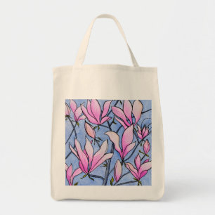 Pink Magnolia Tote Bag