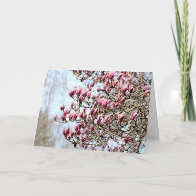 Pink magnolias card (Front)