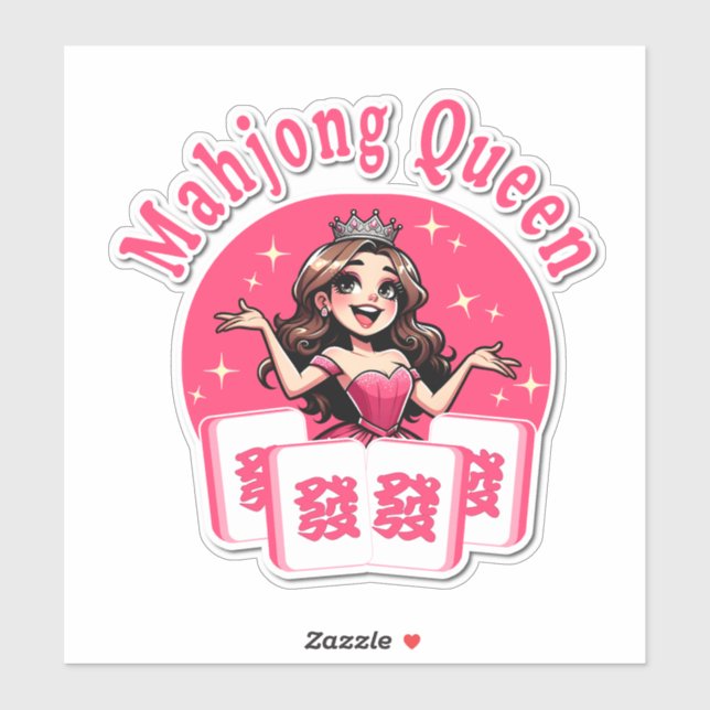 Pink Mahjong Queen (Sheet)