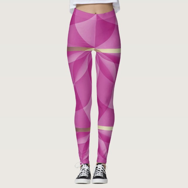 Pink majestic  leggings (Front)