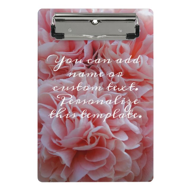  Pink Mallow Mini Clipboard (Front)