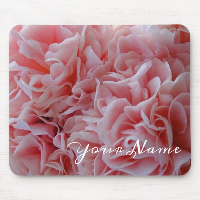  Pink Mallow Mouse Mat (Front)