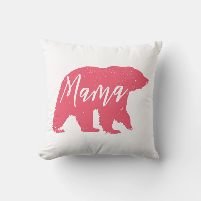 Pink Mama Bear  Cushion (Front)