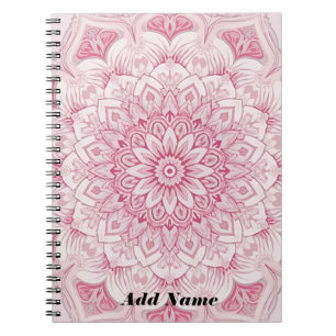 Pink Mandala Arabesque Notebook