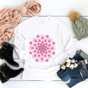 Pink Mandala Flower T-Shirt
