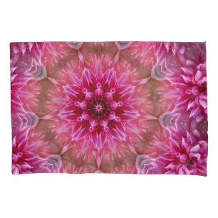 Pink Mandala Kaleidoscope Pattern  Pillowcase