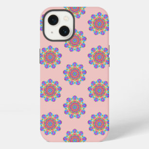 Pink Mandala Pattern Boho iPhone / iPad case