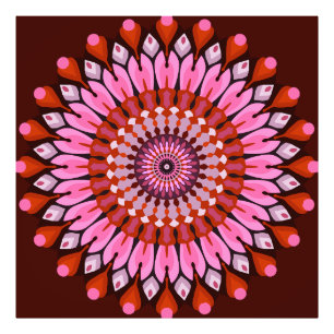Pink Mandala Photo Print