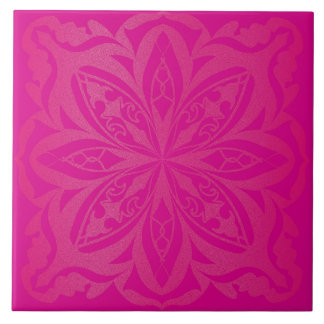 Pink mandala zen  tile