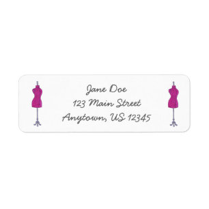 Pink Mannequin Fashion Costume Design Dressform