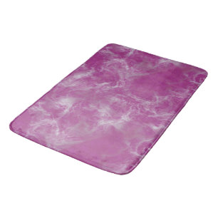 Pink Marble abstract Bath Mat