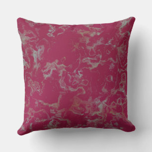 Pink Marble abstract Cushion