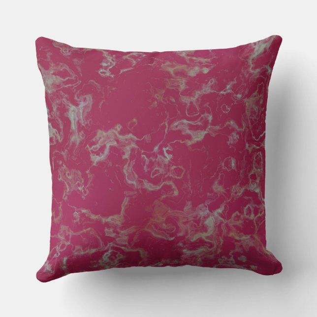 Pink Marble abstract Cushion (Back)