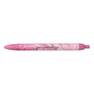 pink marble beautiful texture pattern personalise black ink pen