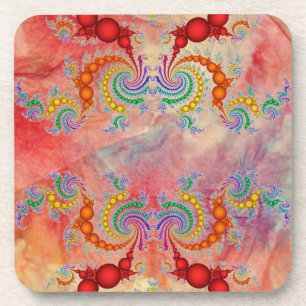 Pink Marble Beverage Coaster