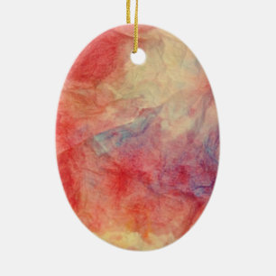 Pink Marble Ceramic Tree Decoration