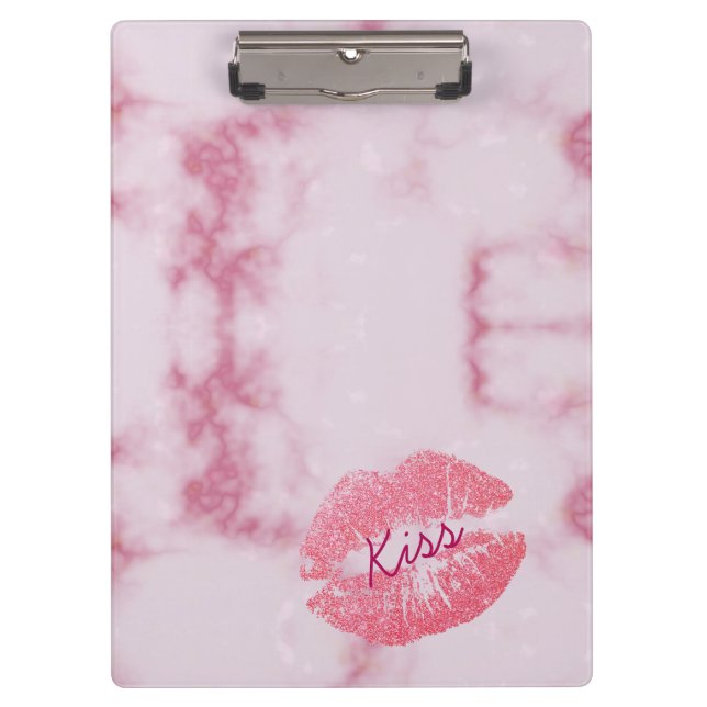 Pink marble clipboard (Front)