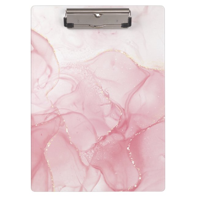 Pink Marble Clipboard (Front)