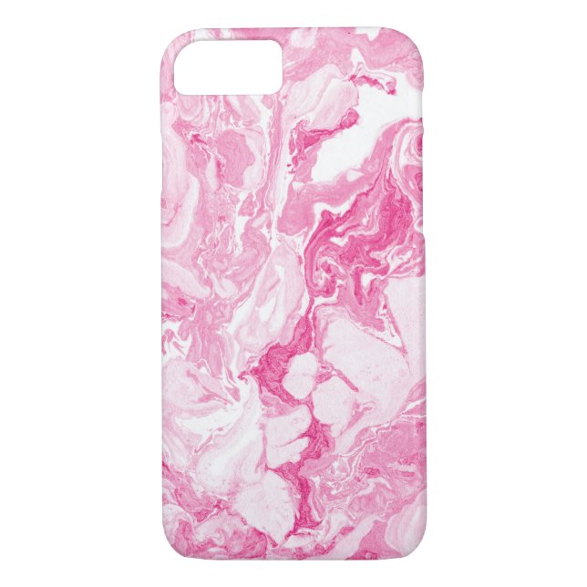 pink marble design Case-Mate iPhone case (Back)