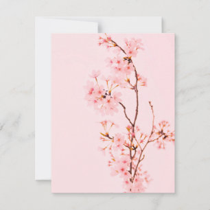 pink marble flower Flat Note Card