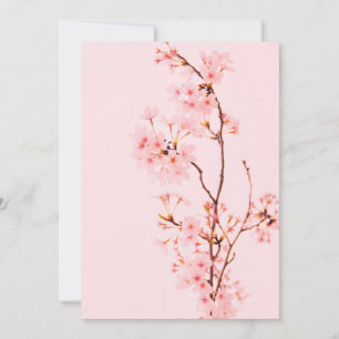 pink marble flower Flat Thank You Card