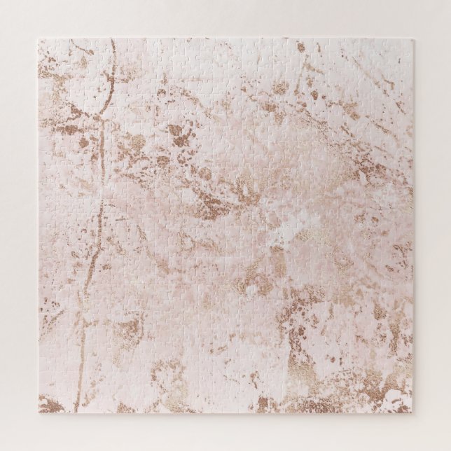 Pink marble: golden texture background. jigsaw puzzle (Vertical)