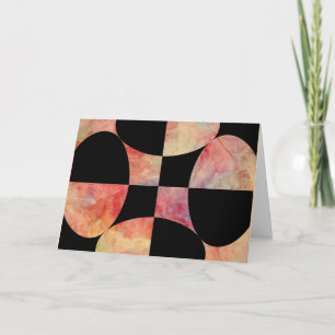 Pink Marble Greeting Card