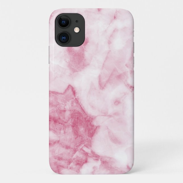 Pink Marble Iphone X Case (Back)