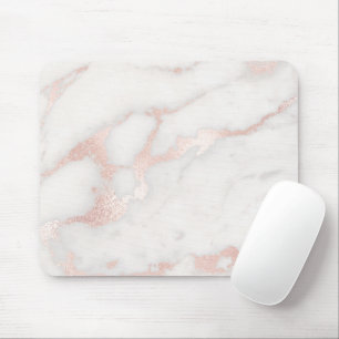 pink marble mouse mat