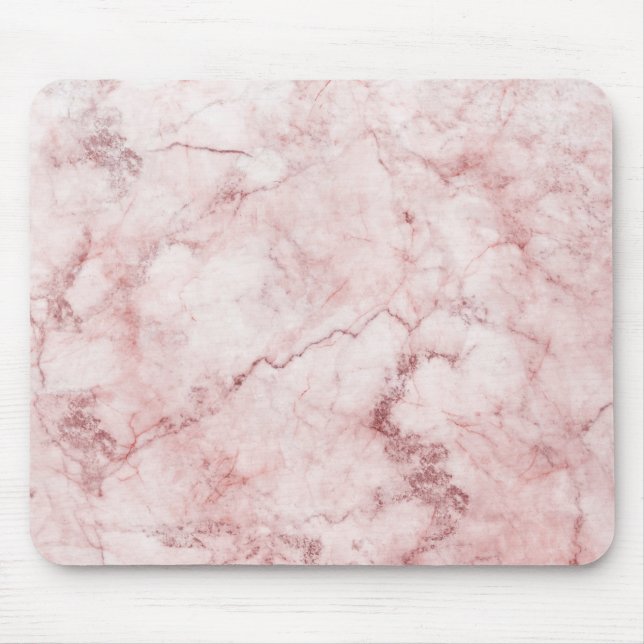Pink Marble Mousepad (Front)
