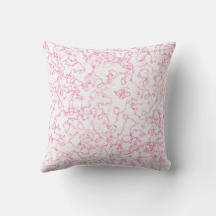 Pink marble pattern cushion