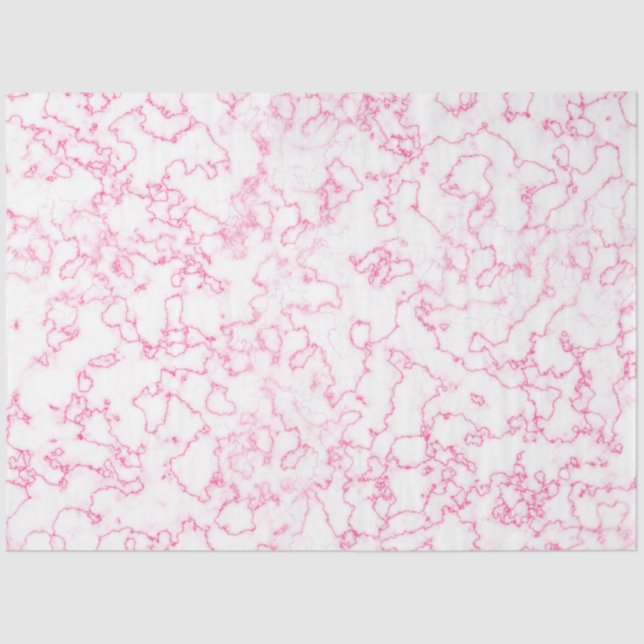 Pink marble pattern     tissue paper (Front)