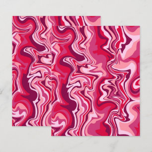 Pink Marble Swirl Hot Pink Tie Dye Scrapbook Paper