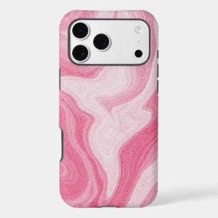Pink Marble Swirl Pattern – Aesthetic Abstract 