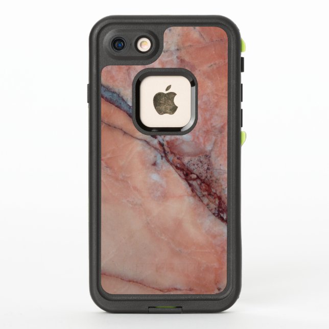 Pink Marble With Decorative Flaw LifeProof iPhone Case (Back)