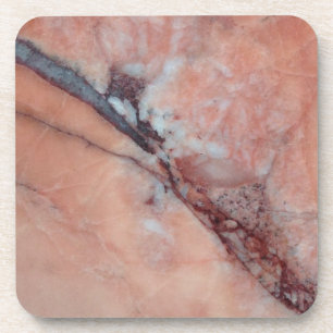 Pink Marble With Flaw Coaster