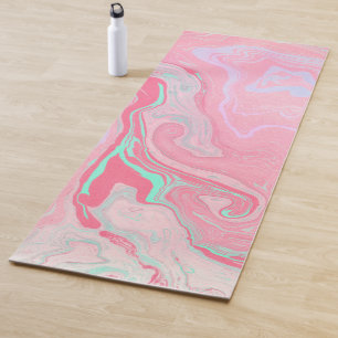 Pink Marble Yoga Mat