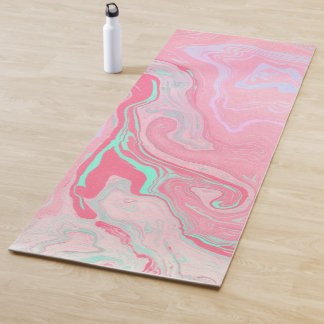 Pink Marble Yoga Mat
