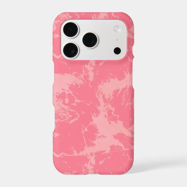 Pink Marbled Cloud abstract (Back)