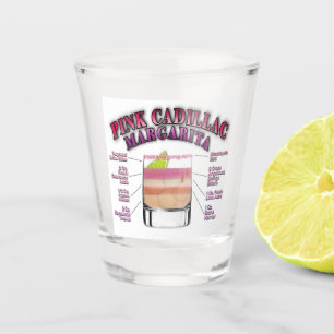 PINK MARGARITA Cocktail Recipe Art Shot Glass