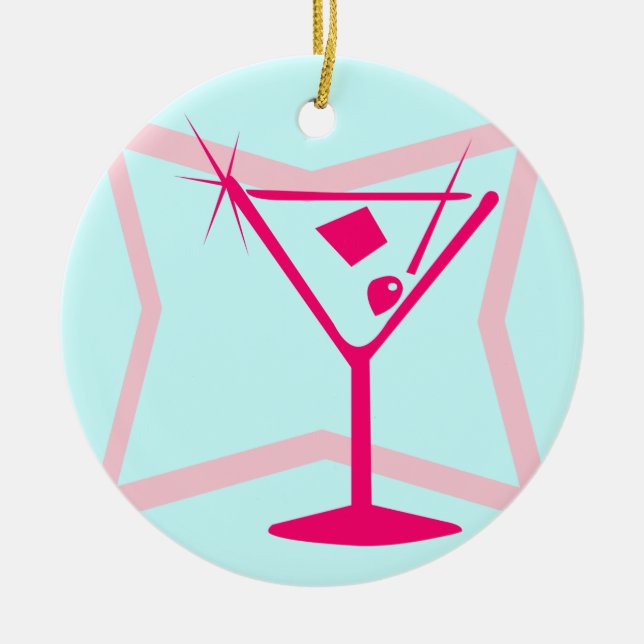 Pink Martini Ornament (Front)