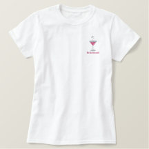 Pink Martini Personalised Embroidered Shirt