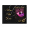 Pink Masquerade Mask Save The Date Postcard