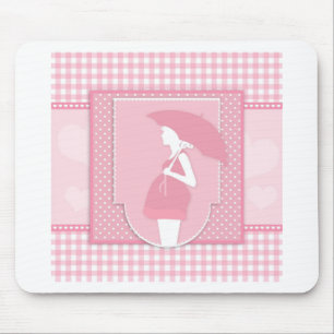 pink maternity mouse mat