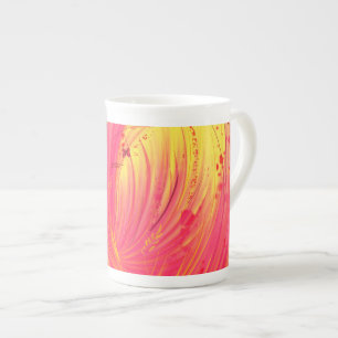 Pink Meadow Bone China Mug
