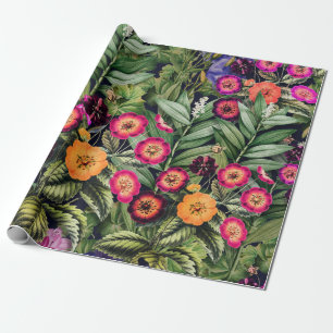 Pink Meadow Floral Wrapping Paper