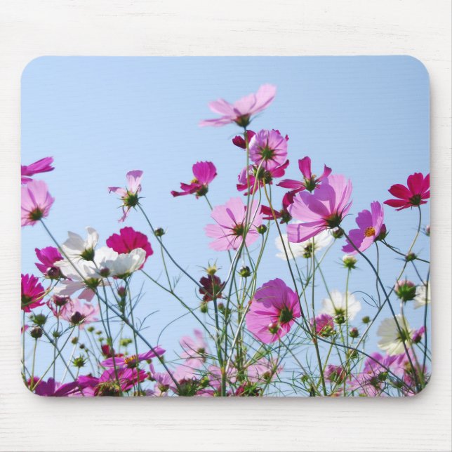 Pink Meadow Mouse Mat (Front)