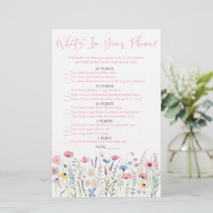 Pink Meadow Wildflowers What's In Your Phone Game