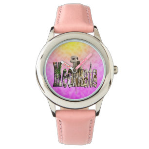 Pink Meerkat Logo Design, Watch